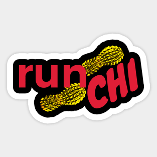 Run Chicago Run Sticker